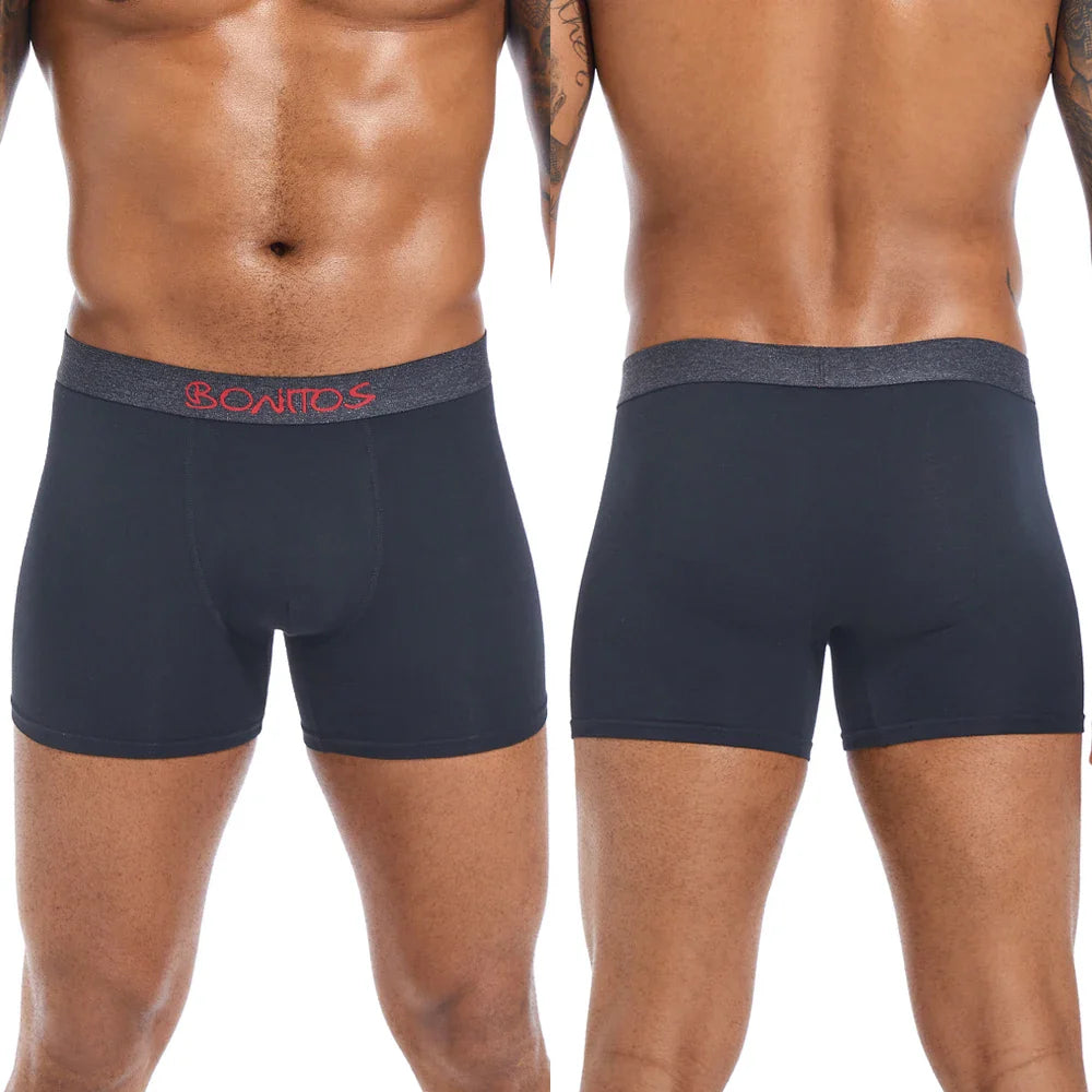 4pcs Men Underwear Cotton Boxer Shorts
